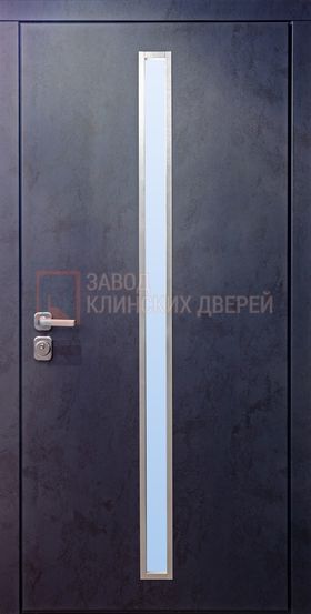 Входная дверь с порошковым напылением и стеклом СТК-56 с порошковым напылением и стеклом СТК-56