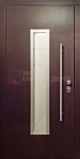 Входная дверь с МДФ со стеклом СТК-86 с МДФ со стеклом СТК-86