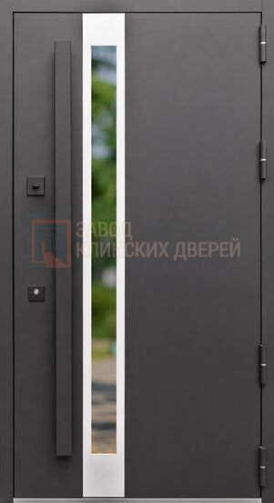 Входная дверь c порошковым напылением и стеклом УЛ-50 c порошковым напылением и стеклом УЛ-50